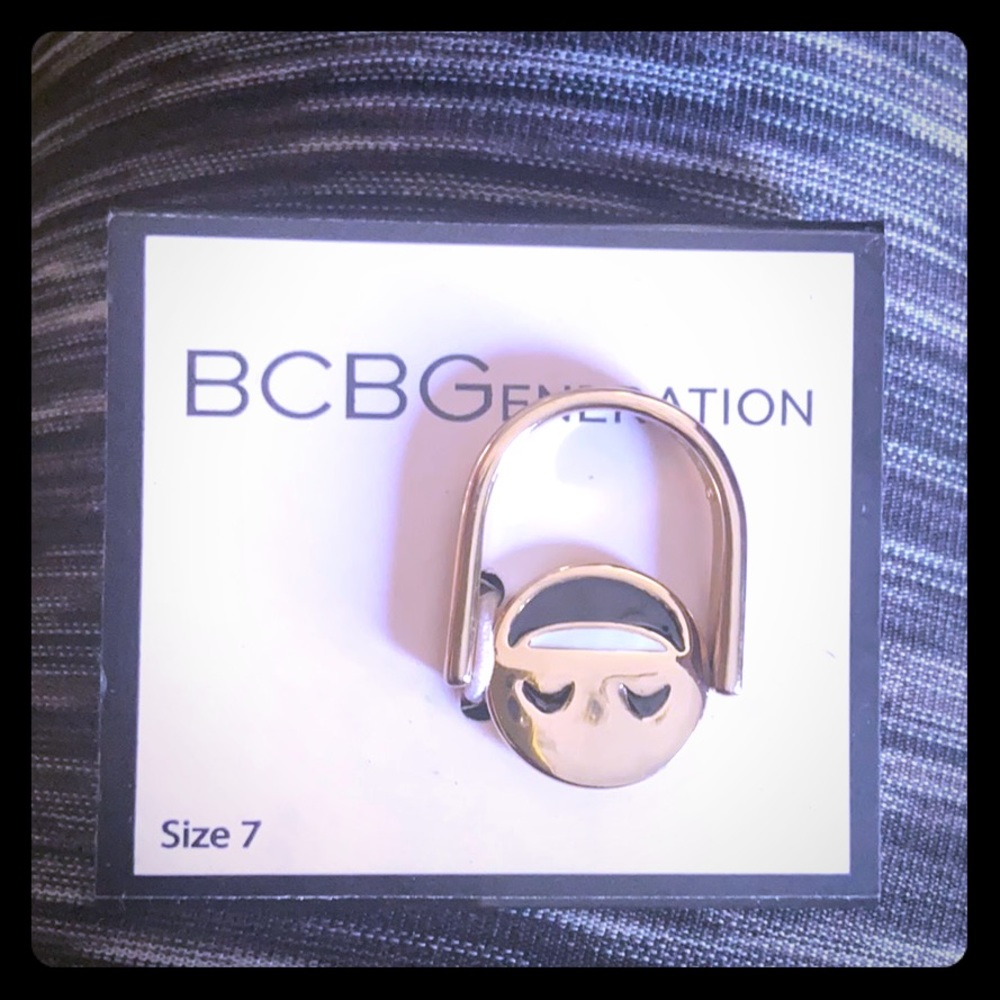 BCBG gold ring